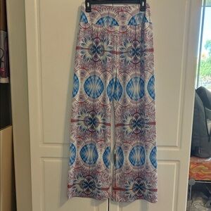 Colorful Geometric Patterned Pants